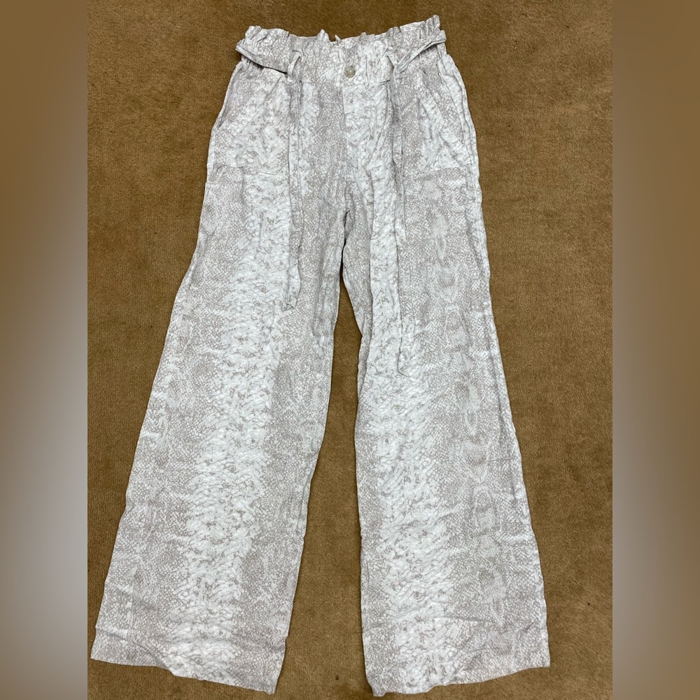 Rewash Brand snakeskin print pants